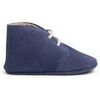 Boots enfant Pisamonas Bottines Bottes Safari B&eacute;b&eacute; Fourrure Poils Courts Bleu