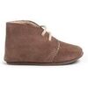 Boots enfant Pisamonas Bottines Bottes Safari B&eacute;b&eacute; Fourrure Poils Courts Marron