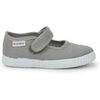 Ballerines enfant Pisamonas Chaussures Babies Fille &Agrave; Scratch Style Basket Gris