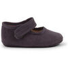 Ballerines enfant Pisamonas Babies B&eacute;b&eacute;s En Serratex Pour Filles Avec &Agrave; Scratch Gris
