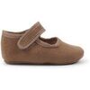 Ballerines enfant Pisamonas Babies B&eacute;b&eacute;s En Serratex Pour Filles Avec &Agrave; Scratch Marron