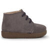 Boots enfant Pisamonas Bottes En Su&egrave;de Avec Coutures De Couleurs Pour Enfants Gris