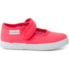 Ballerines enfant Pisamonas Chaussures Babies Fille &Agrave; Scratch Style Basket Rose