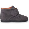 Boots enfant Pisamonas Bottine Avec Sangle Collante Pour Petits Enfants Hach&eacute;e Gris