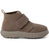 Boots enfant Pisamonas Bottes En Su&egrave;de Gar&ccedil;on Semelle Sport Avec Sangle Adh&eacute;rente Marron