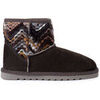 Boots enfant Pisamonas Botte Basse Type Australien D&eacute;tails Laine Couleurs Gris
