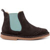 Boots enfant Pisamonas Bottines Chelsea Hach&eacute;es Extensibles Sur Les C&ocirc;t&eacute;s Gris