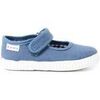 Ballerines enfant Pisamonas Chaussures Babies Fille &Agrave; Scratch Style Basket Bleu