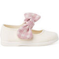 Ballerines enfant Pisamonas Babies N?ud Carreaux Fermeture Adh&eacute;sive Rose Grenoble