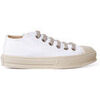 Baskets basses enfant Pisamonas Baskets Blanches Avec Embout Et Lacets De Couleur
