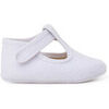 Baskets basses enfant Pisamonas Chaussures Salom&eacute; Piqu&eacute; Matelass&eacute; Fermeture &Agrave; Scratch B&eacute;b&eacute; Blanc