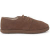 Derbies enfant Pisamonas Chaussures &Agrave; Lacets En Su&egrave;de Avec Semelle Caramel