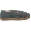 Derbies enfant Pisamonas Chaussures &Agrave; Lacets En Su&egrave;de Avec Semelle Caramel Gris