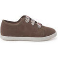 Baskets basses enfant Pisamonas Baskets &Agrave; Lacets Fleurs En Serratex Marron