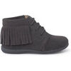 Boots enfant Pisamonas Bottes Frang&eacute;es &Agrave; Lacets Premiers Pas Gris