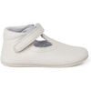 Baskets basses enfant Pisamonas Salom&eacute;s En Cuir Avec Fermeture Scratch Beige