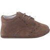 Derbies enfant Pisamonas Bottines B&eacute;b&eacute; En Cuir Style Blucher Marron