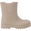Bottes enfant Pisamonas Bottes De Pluie Type Chelsea Aux Couleurs Poussi&eacute;reuses Beige