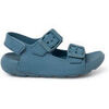 Chaussures Pisamonas Sandales Double Boucle Semelle Eva Couleurs Fermeture &Agrave; Scratch Bleu