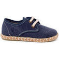 Baskets basses enfant Pisamonas Derbies Gar&ccedil;on Toile Semelle Jute Bicolore Bleu Grenoble