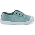 Baskets femme sur Grenoble : Baskets basses Pisamonas Baskets En Toile &Agrave; Effet Us&eacute; Sans Lacets Vert