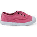 Baskets femme sur Grenoble : Baskets basses Pisamonas Baskets En Toile &Agrave; Effet Us&eacute; Sans Lacets Rose