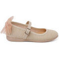 Ballerines enfant Pisamonas Chaussures Babies C&eacute;r&eacute;monie N?ud De Tulle Beige Grenoble