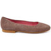 Ballerines enfant Pisamonas Ballerines Su&egrave;de Semelle Classique Marron