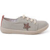 Baskets basses enfant Pisamonas Baskets Toile &Eacute;toiles Gris