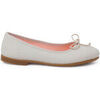 Ballerines enfant Pisamonas Ballerines Cuir Souple Petit N?ud Beige