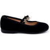Ballerines enfant Pisamonas Chaussures Babies Velours &Eacute;lastique Petites &Eacute;toiles Noir