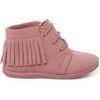 Boots enfant Pisamonas Bottes Frang&eacute;es &Agrave; Lacets Premiers Pas Rose