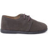Derbies enfant Pisamonas Derbies Su&egrave;de Lacets Gar&ccedil;on Semelle Fine Gris