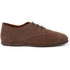 Derbies enfant Pisamonas Derbies Enfants Su&egrave;de Lacets Marron