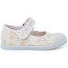 Ballerines enfant Pisamonas Chaussures Babies &Agrave; Motifs Fermeture Auto-Agrippante Beige