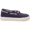 Chaussures bateau enfant Pisamonas Chaussures Bateau D apos;&eacute;t&eacute; Pour Enfants En Toile Bio Bleu