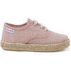Baskets basses enfant Pisamonas Baskets Semelle Jute Petits Points Brillants
