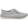 Baskets basses Pisamonas Baskets Casual Tailles Hautes Toile Lav&eacute;e Gris