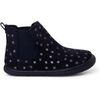 Boots enfant Pisamonas Bottes Barefoot &Eacute;lastiques Et &Eacute;toiles Bleu