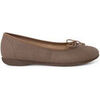 Ballerines enfant Pisamonas Ballerines Petit N?ud Flexibles Cuir V&eacute;gan Marron