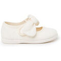Ballerines enfant Pisamonas Babies Plumeti Bande &Agrave; Scratch N?ud Blanc