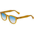 Lunettes sur Grenoble : Lunettes de soleil Xlab 8004 style moscot Lunettes de soleil, Jaune/Bleu clair, 48 m