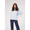 Chemise Teeshoppen Chemise d&eacute;contract&eacute;e - Bleu clair Bleu
