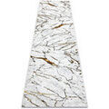 D&eacute;coration sur Grenoble : Tapis Rugsx Tapis, tapis de couloir ALLURE 1963 Marbre 70x200 cm Blanc 70x200 cm. . Maison & D&eacute;co > Tapis.