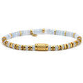 Bracelets Sixtystones racelet 4mm Perles Heishi Quartz leu -Small-16cm Grenoble