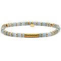 Bracelets Sixtystones Bracelet 4mm Perles Heishi Quartz Bleu -Small-16cm Grenoble