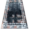 Tapis Rugsx Tapis lavable ANDRE 3030 marbre vintage antid&eacute;rap 80x150 cm Noir 80x150 cm. . Maison & D&eacute;co > Tapis.