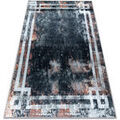 D&eacute;coration sur Grenoble : Tapis Rugsx Tapis lavable ANDRE 3030 marbre vintage antid&eacute;rap 80x150 cm Noir 80x150 cm. . Maison & D&eacute;co > Tapis.