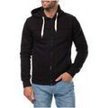 Pull Kebello Sweat &agrave; capuche zipp&eacute; H, Noir Noir