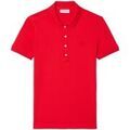 T-shirt Lacoste Polo femme Ref 52088 ZBG Rouge